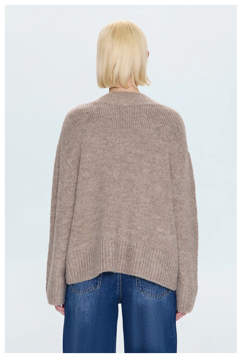 Talia Chunky V-neck Sweater