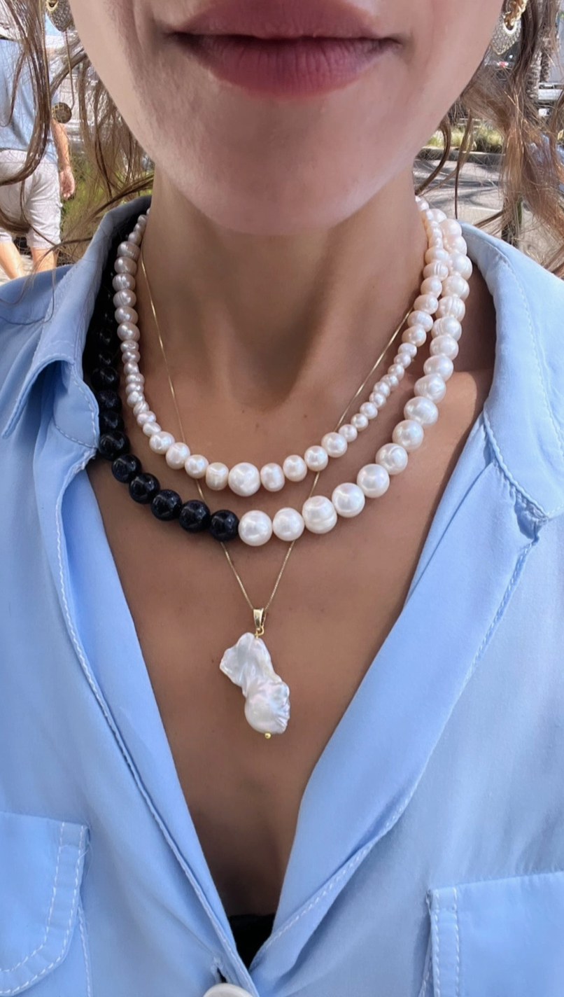 Amelia Pearl Necklace