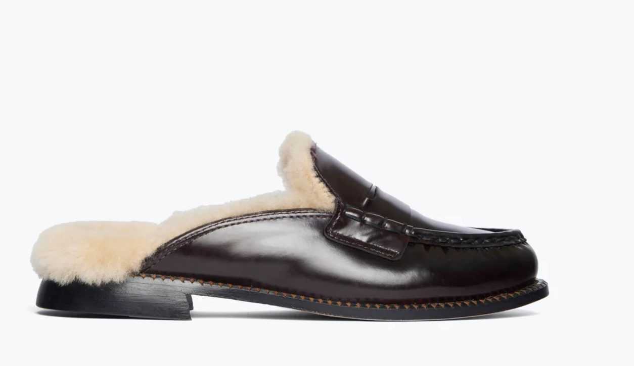 Temi Shearling Penny Loafer