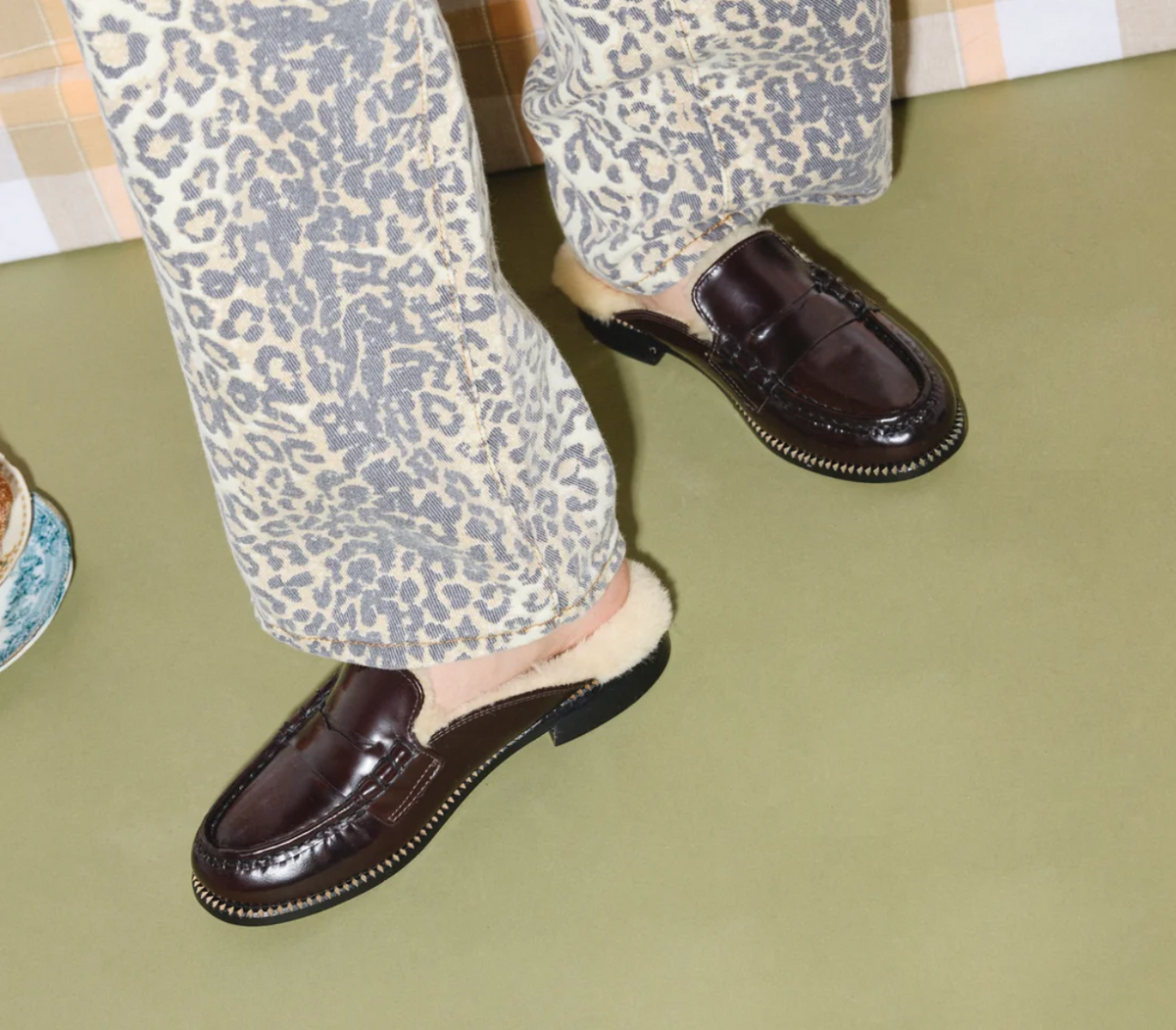 Temi Shearling Penny Loafer