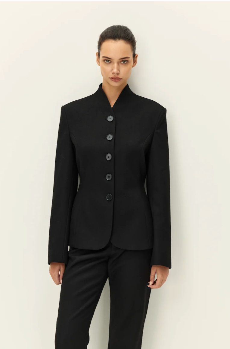 Rhea Button Blazer