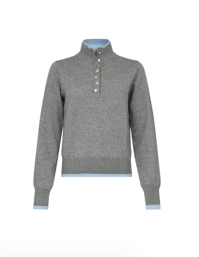 Mock-neck sweater