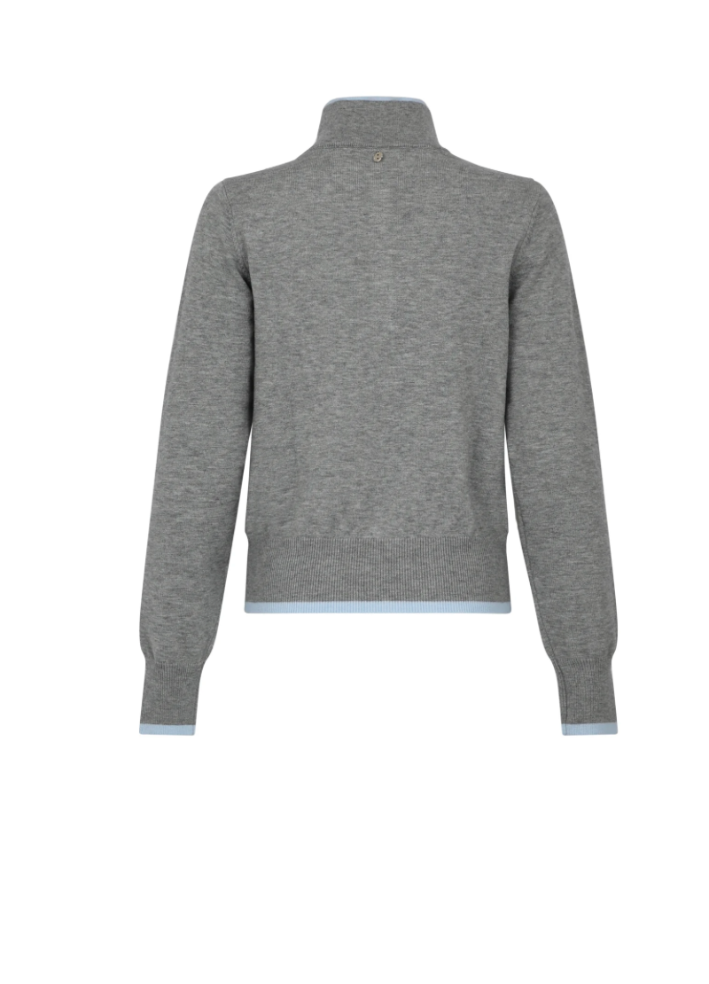 Mock-neck sweater