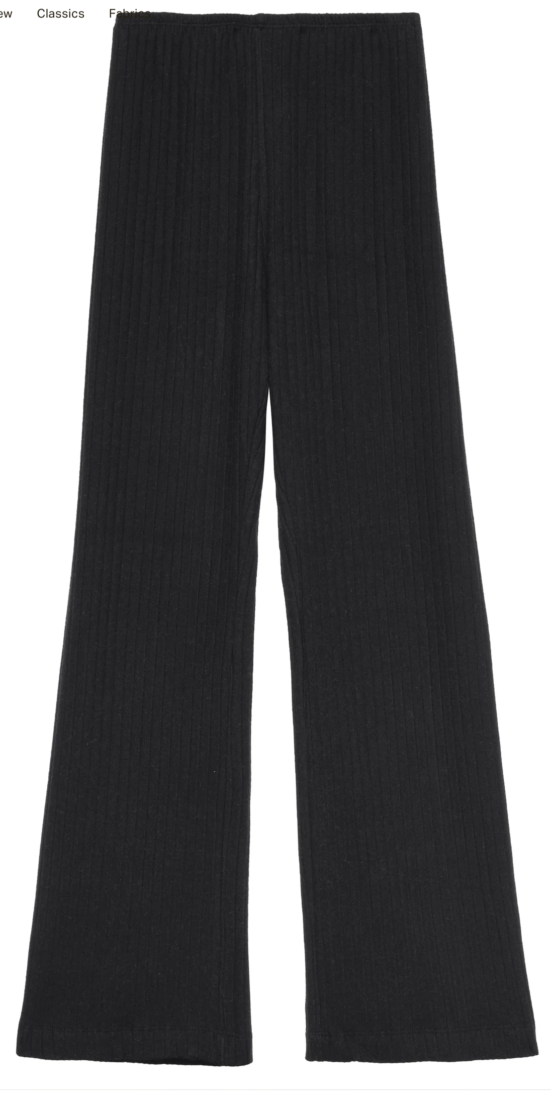 Sweater Rib Simple Pant