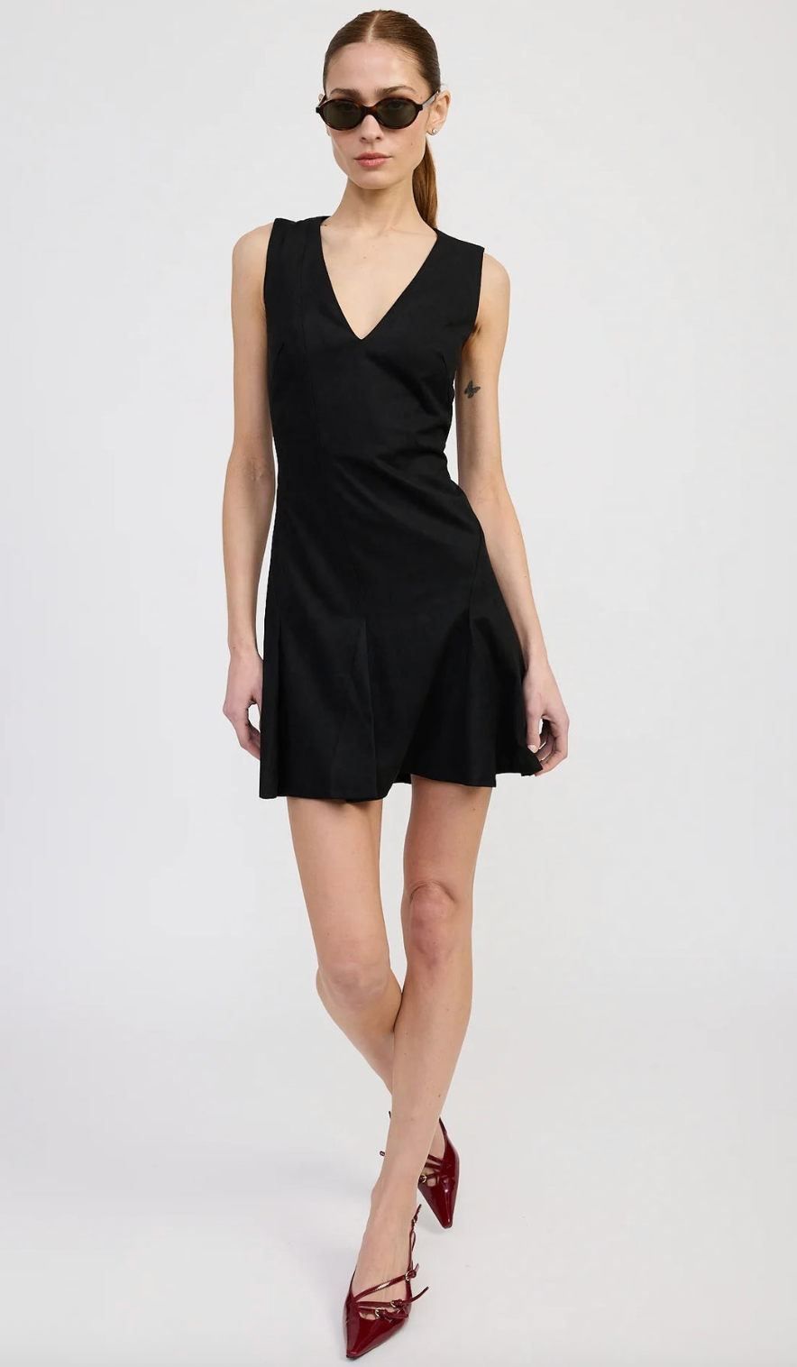 Nelly V-neck Mini Dress