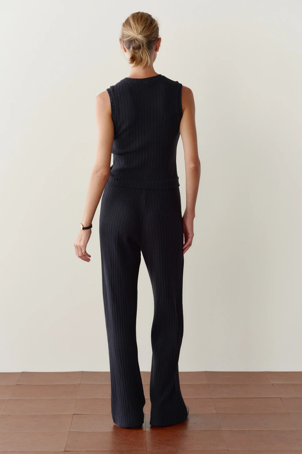 Sweater Rib Simple Pant
