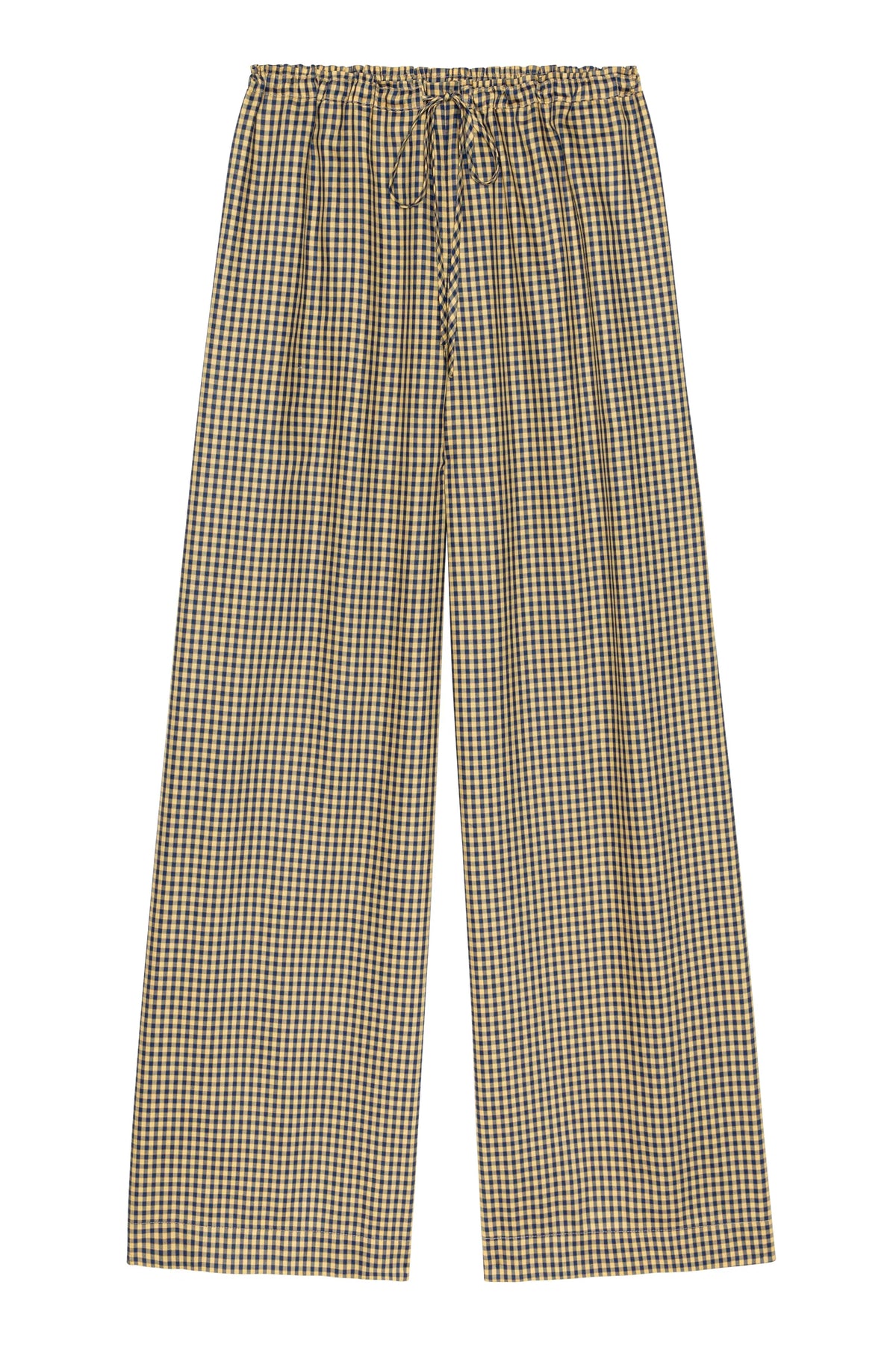Tencel Plaid Tie Pant