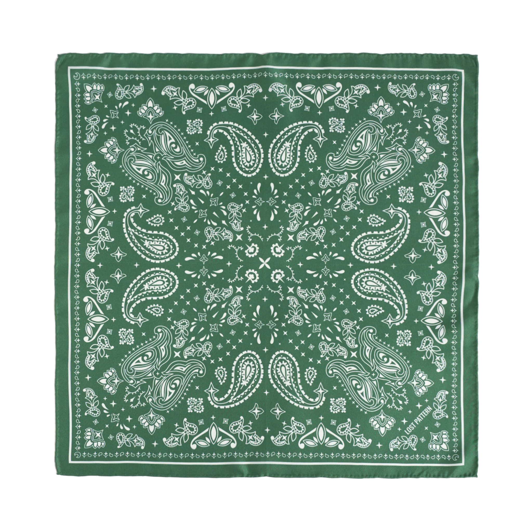Paisley Silk Bandana Scarf