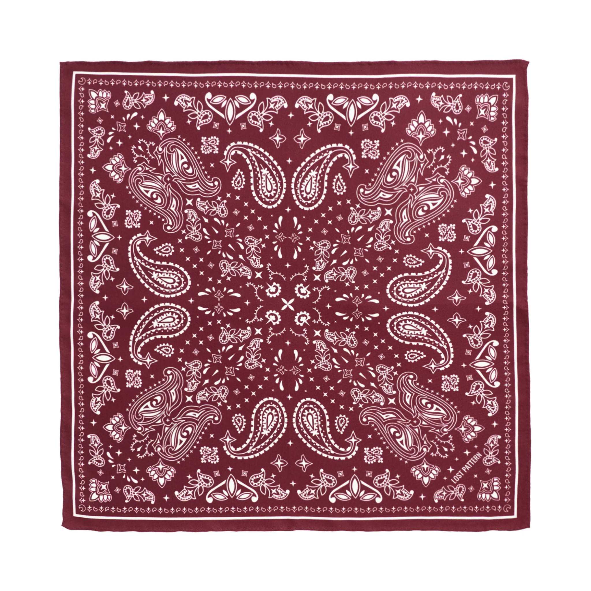 Paisley Silk Bandana Scarf