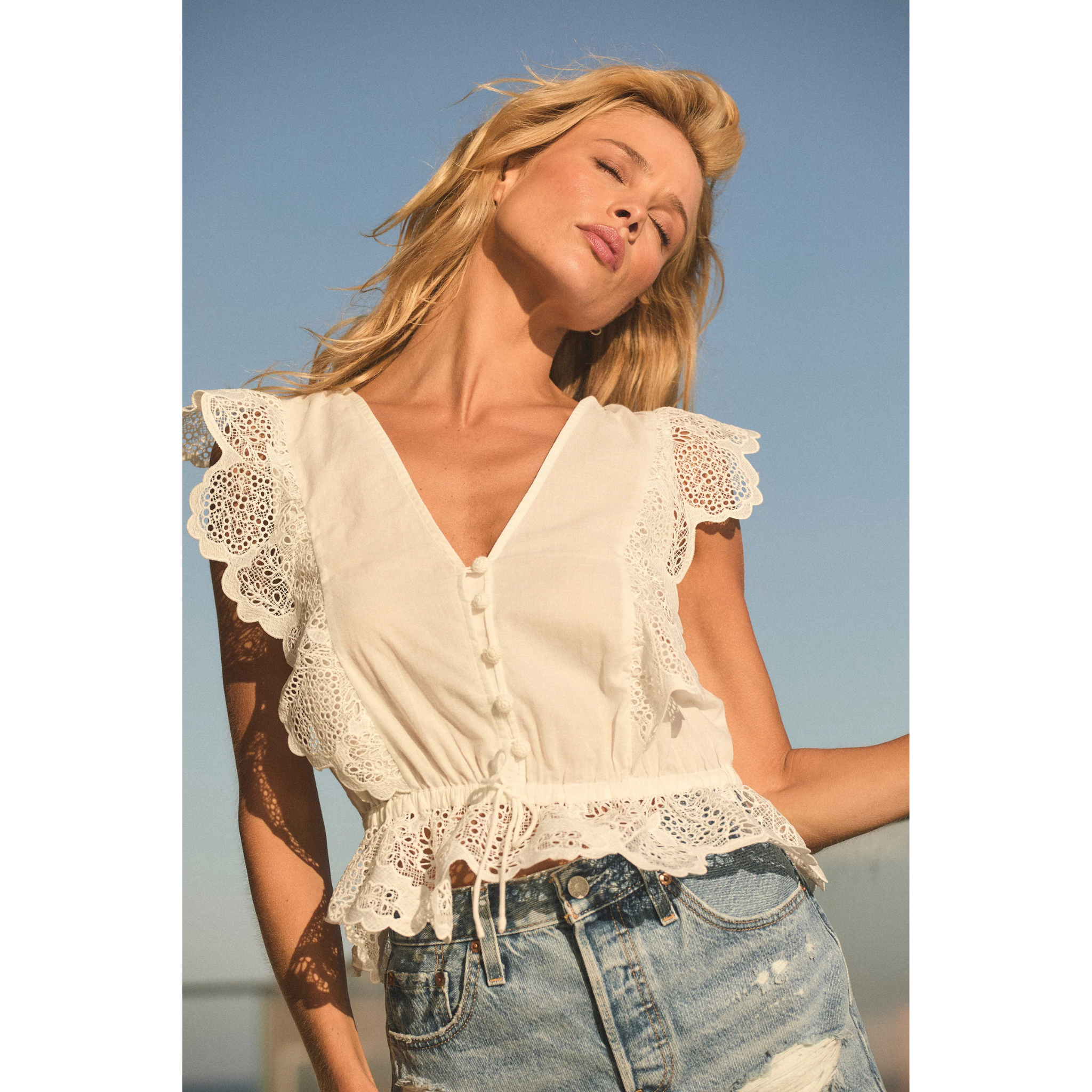 Capri Ruffle Top
