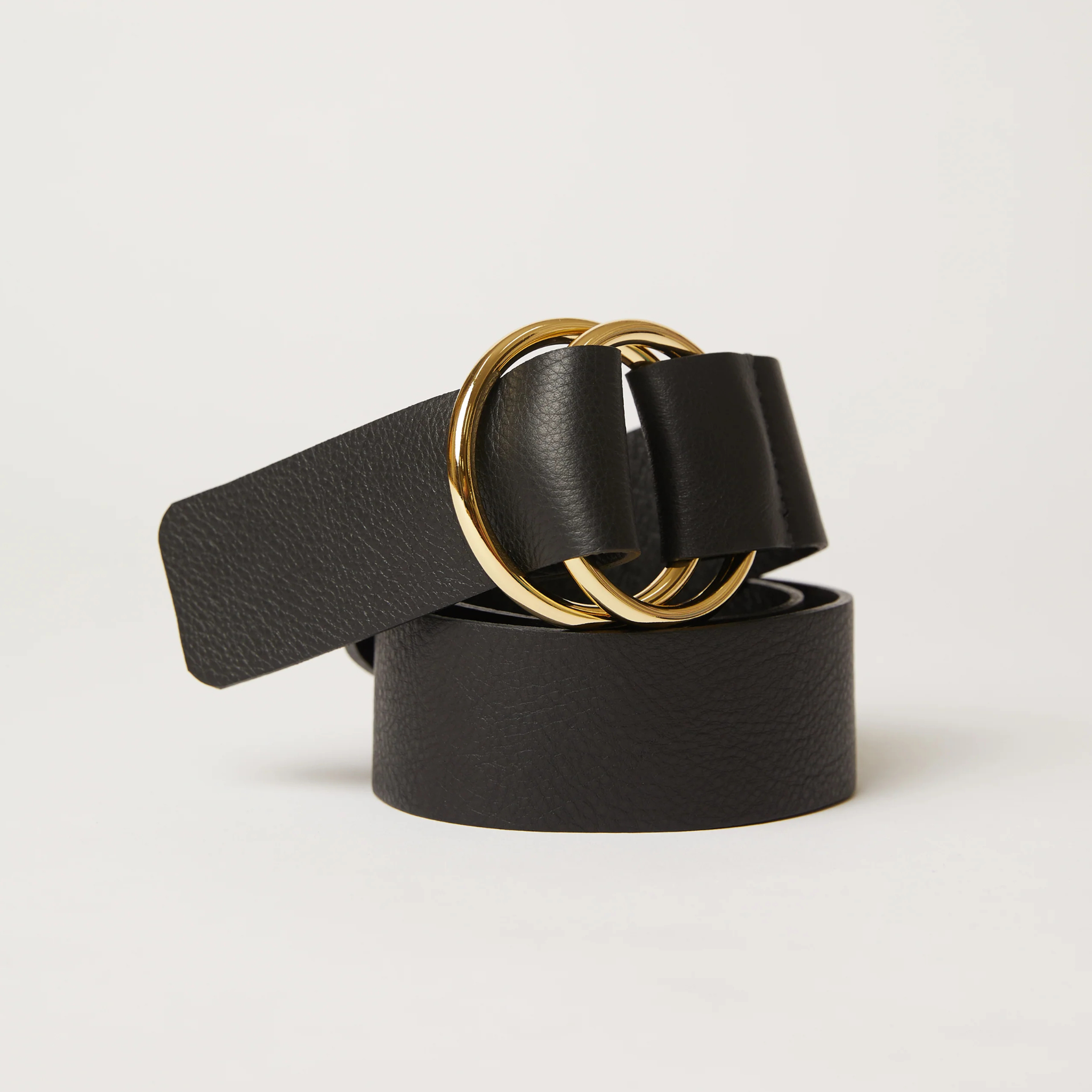 Tumble Leather Wrap Belt