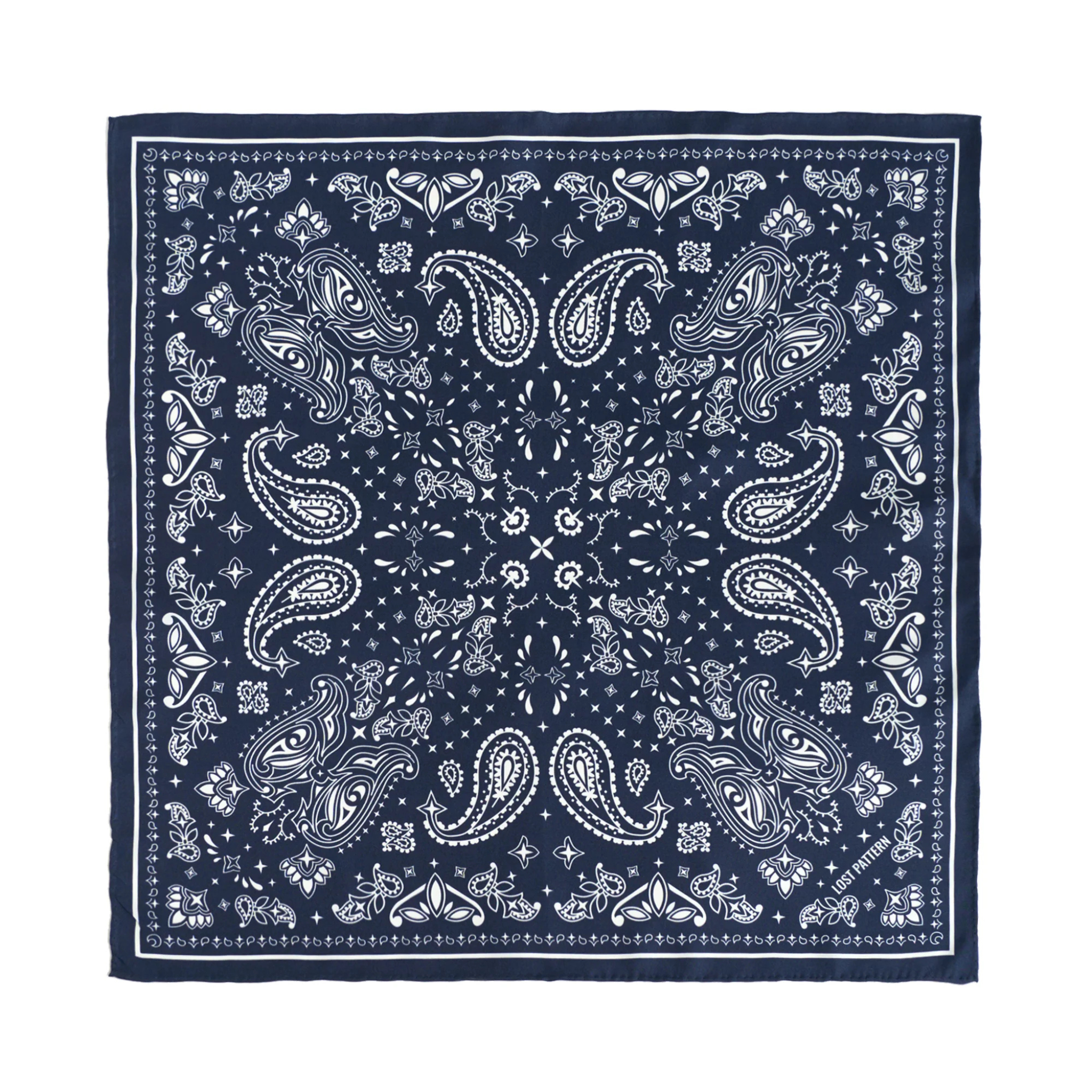 Paisley Silk Bandana Scarf