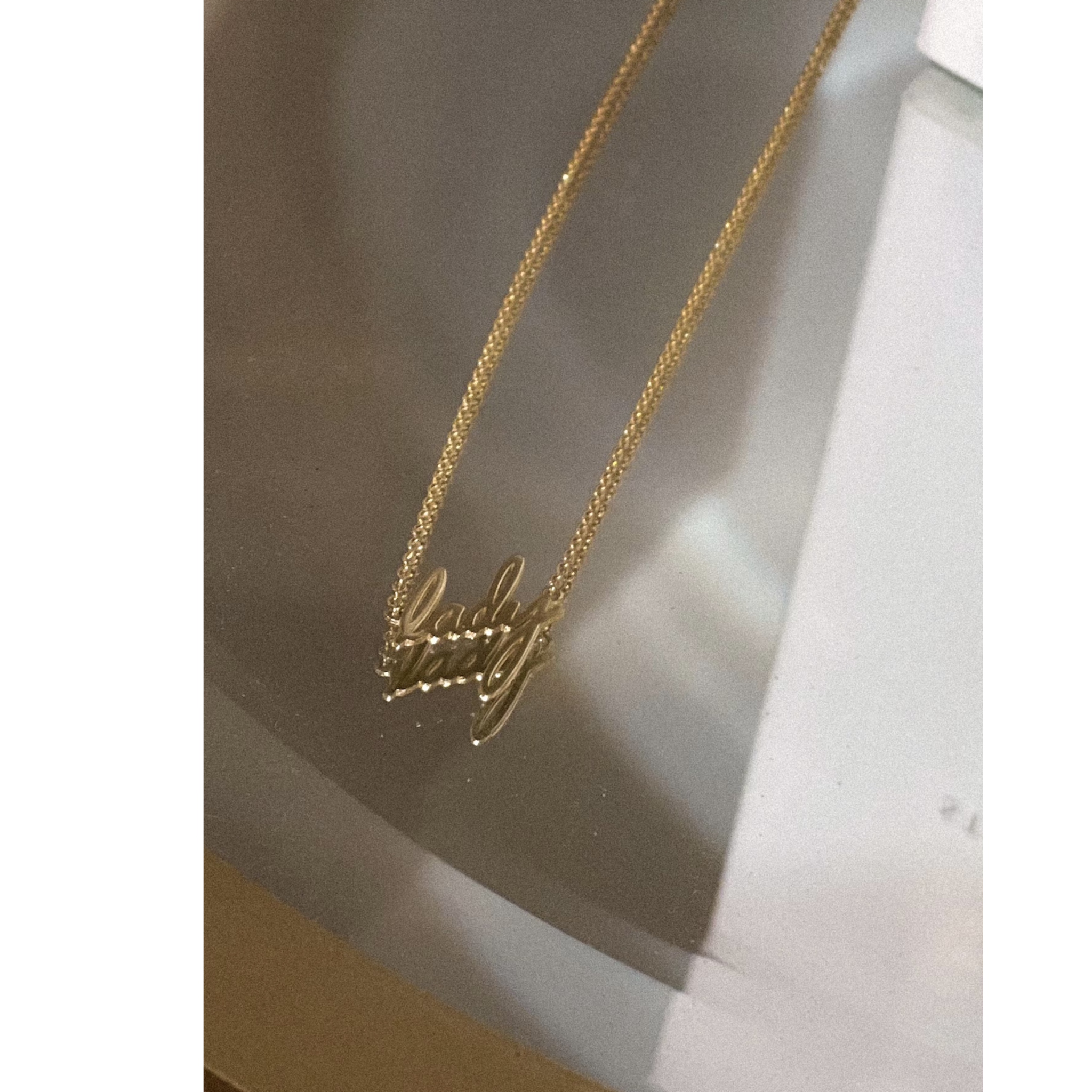 Lady Necklace 14kt Yellow Gold
