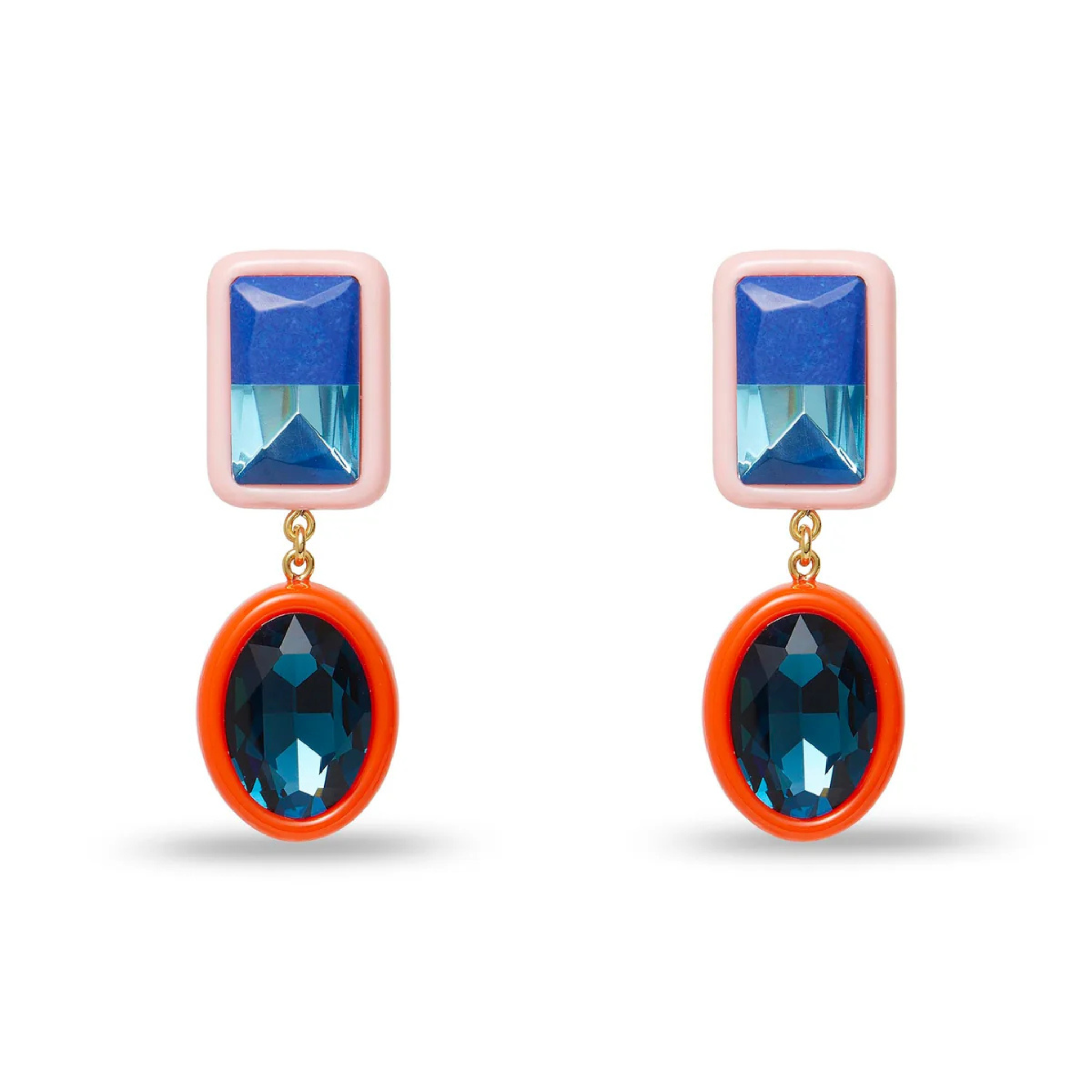 Fire Duo Drop Earring