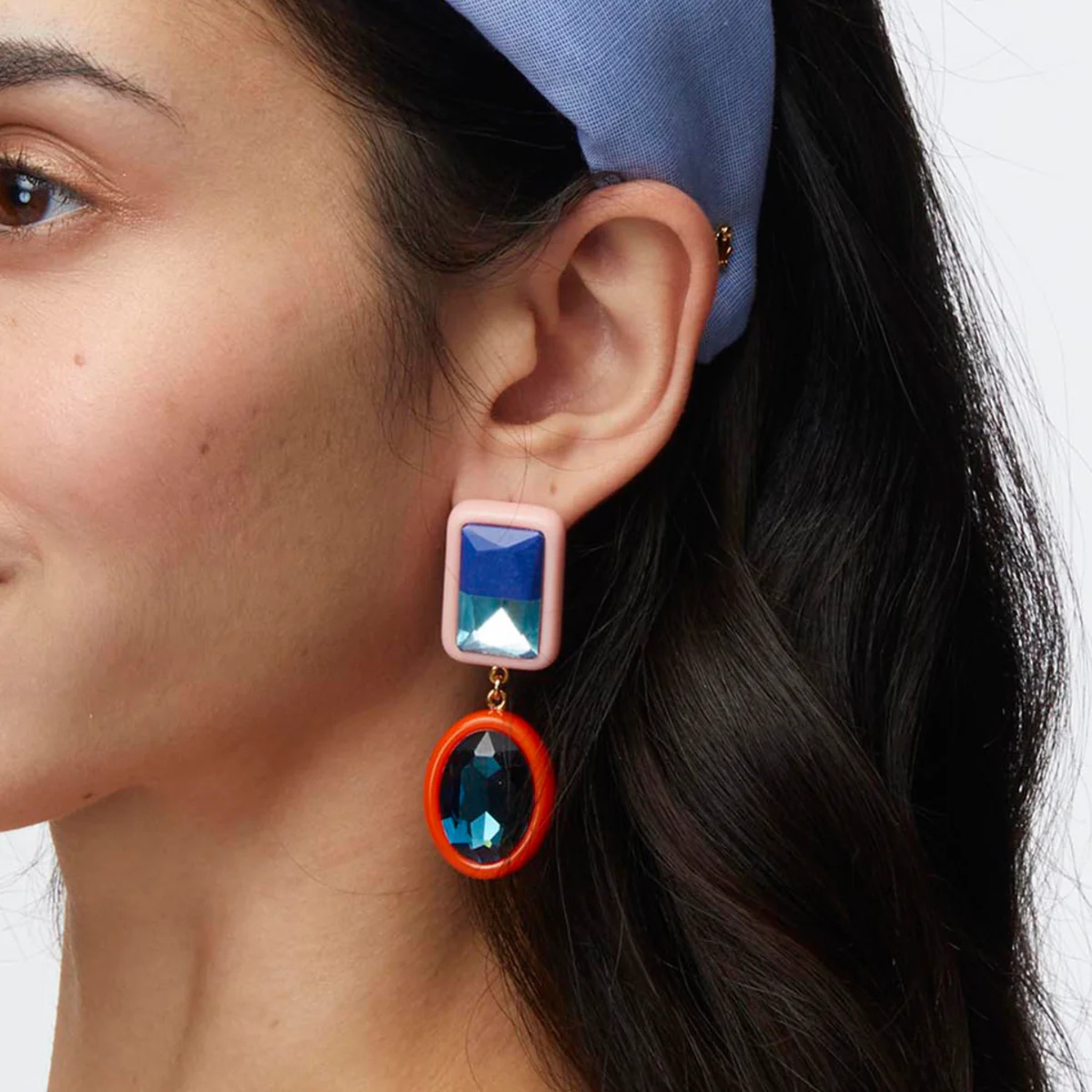 Fire Duo Drop Earring