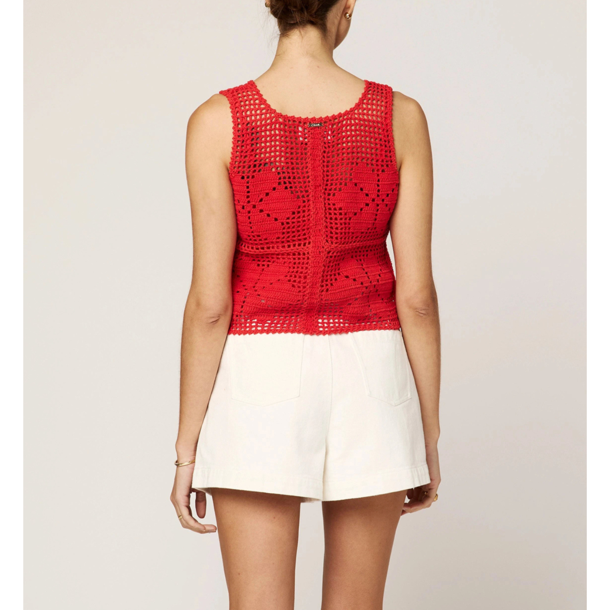 Miyuki Crochet Top
