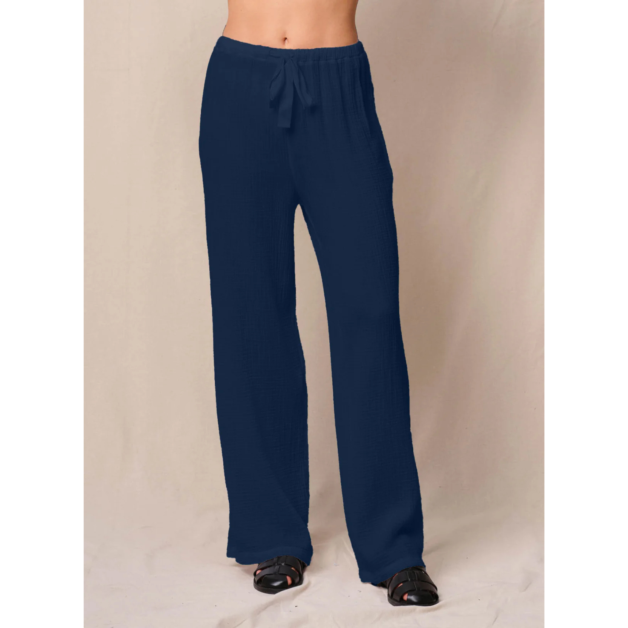 Gauze Drawstring Pant