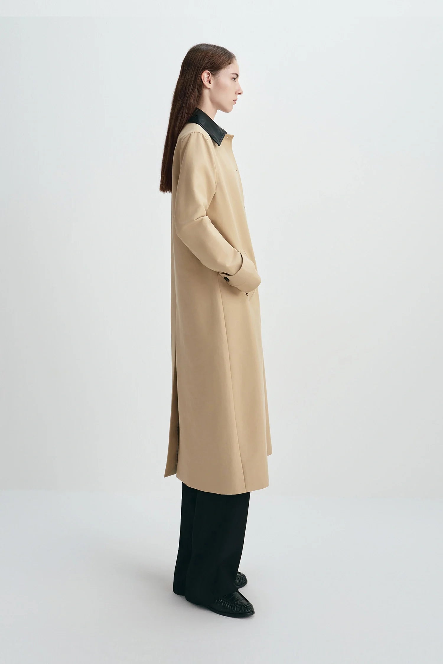 Vinni Pu Collar Car Coat