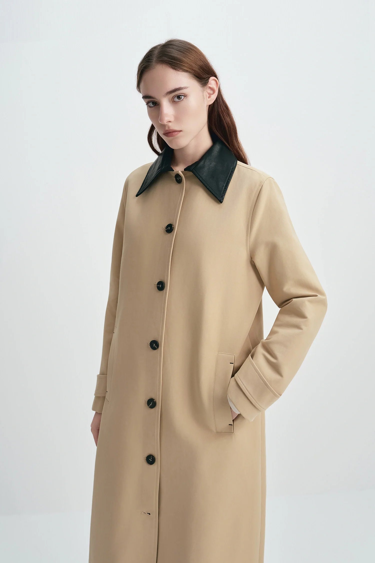 Vinni Pu Collar Car Coat
