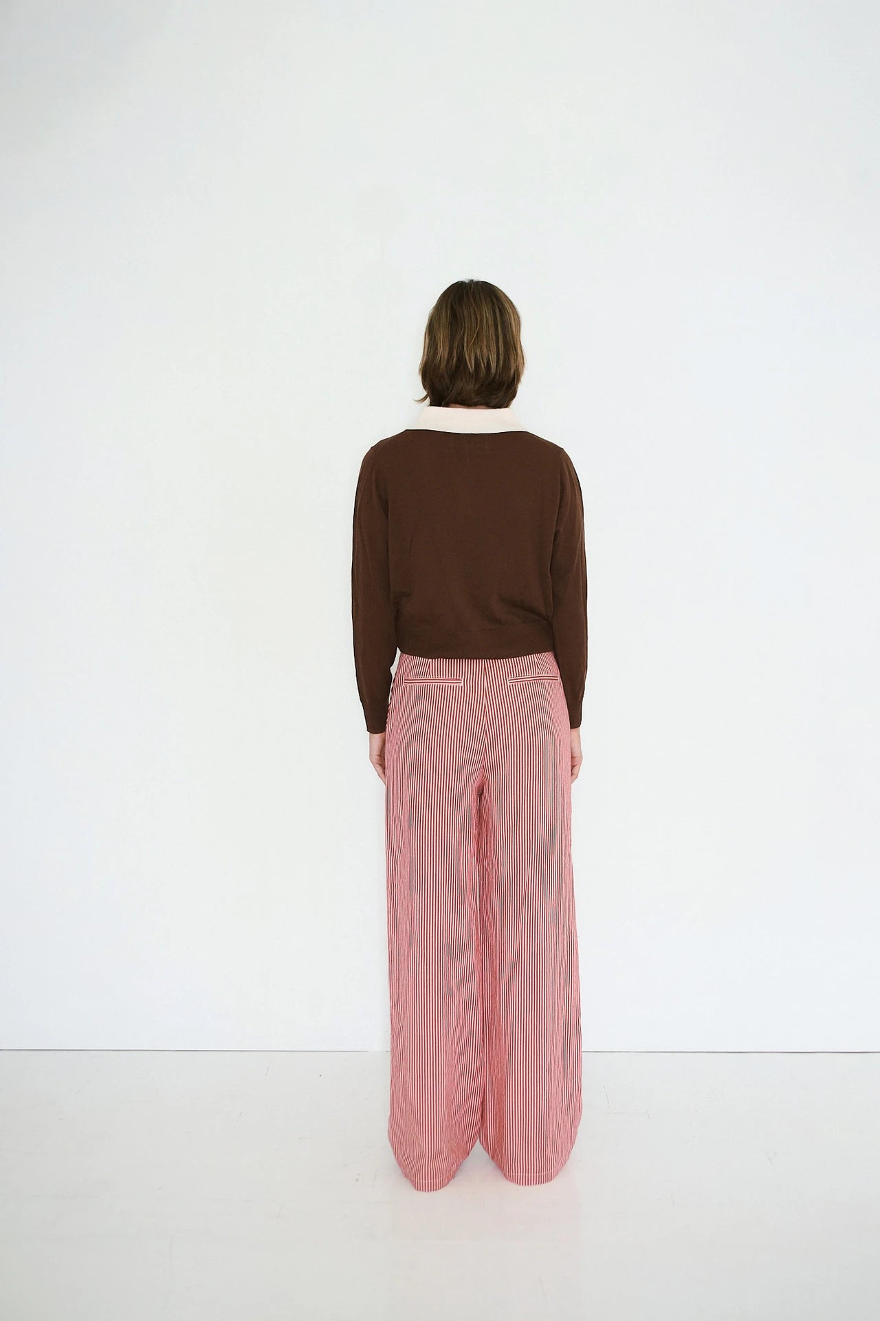 Twill Striped Trouser