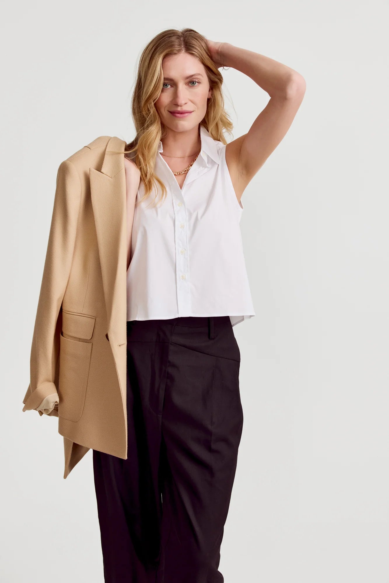 The Boxy Sleeveless Shirt
