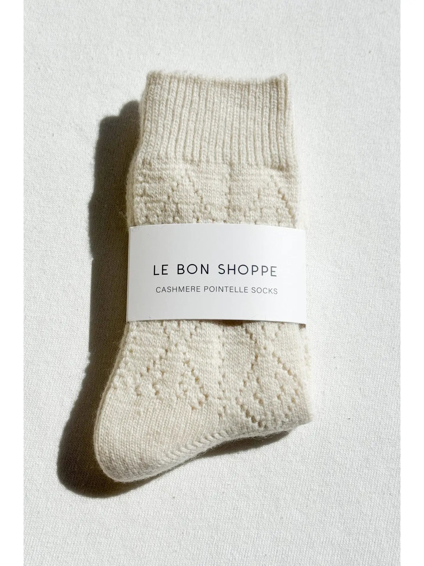 Cashmere Pointelle Socks