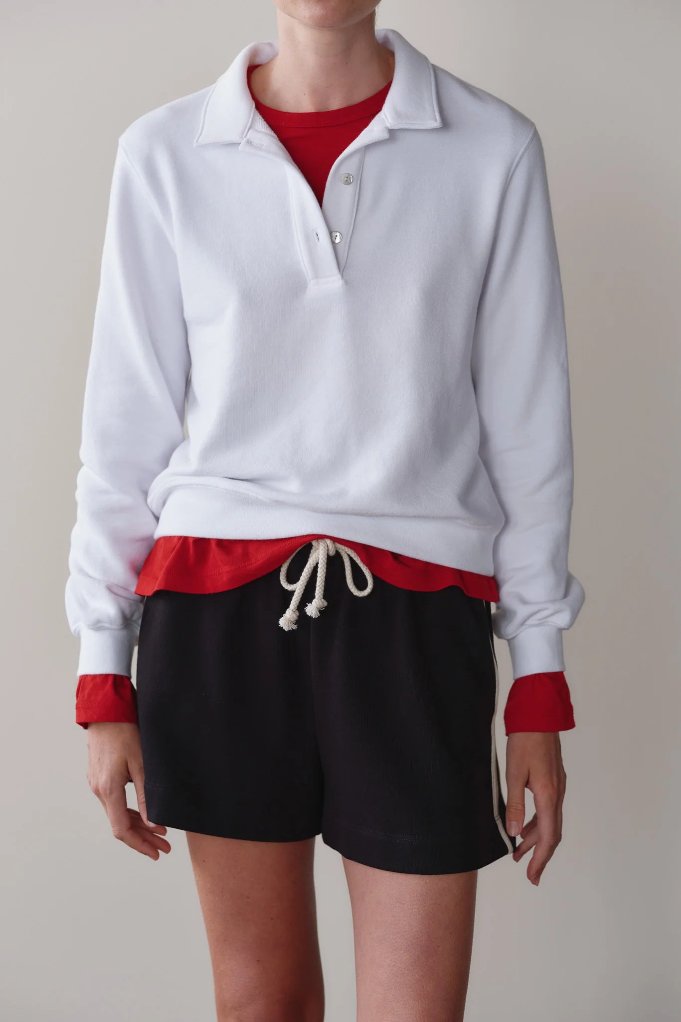 The Eco-Terry Polo Sweatshirt