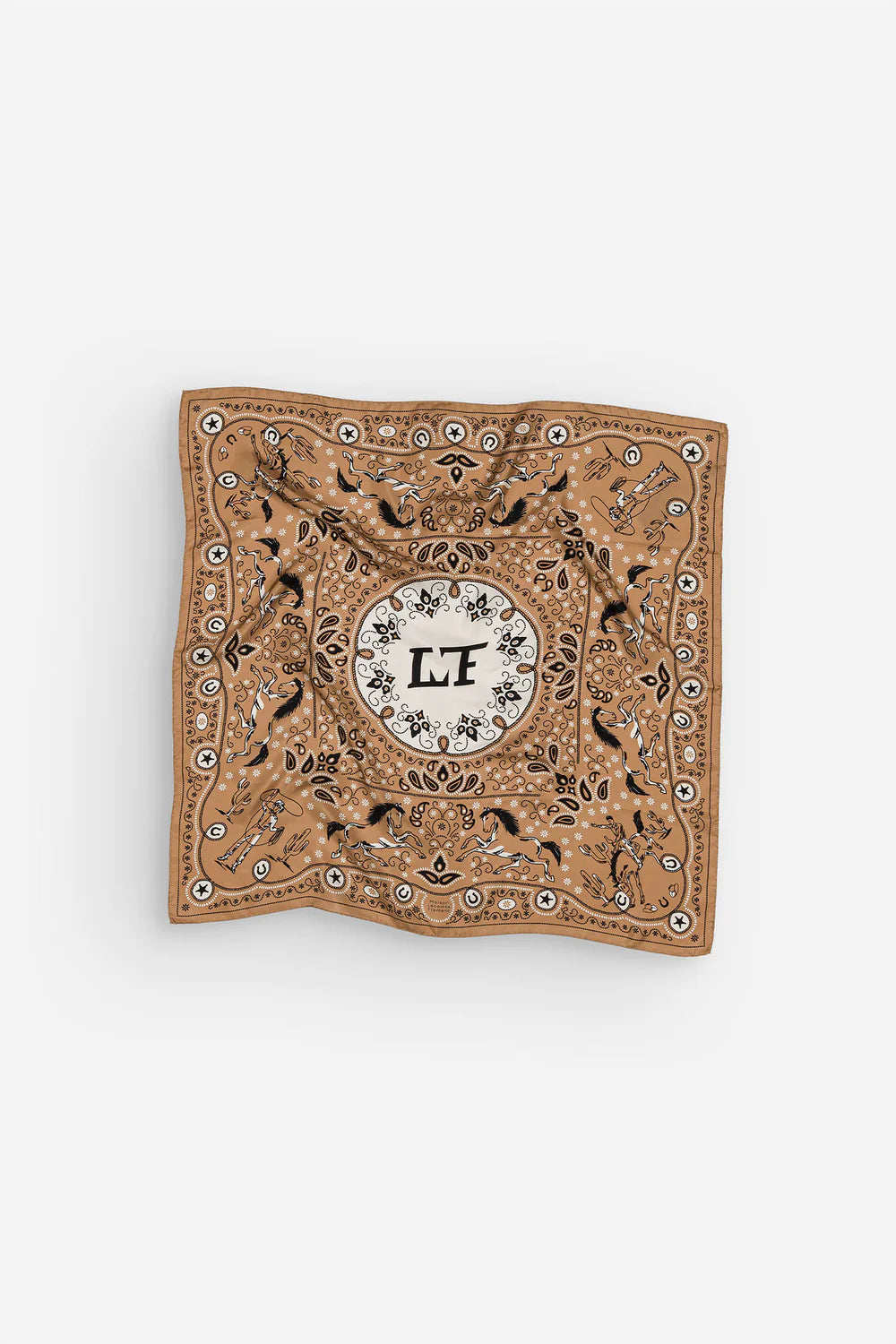 Far West Natural Scarf Silk