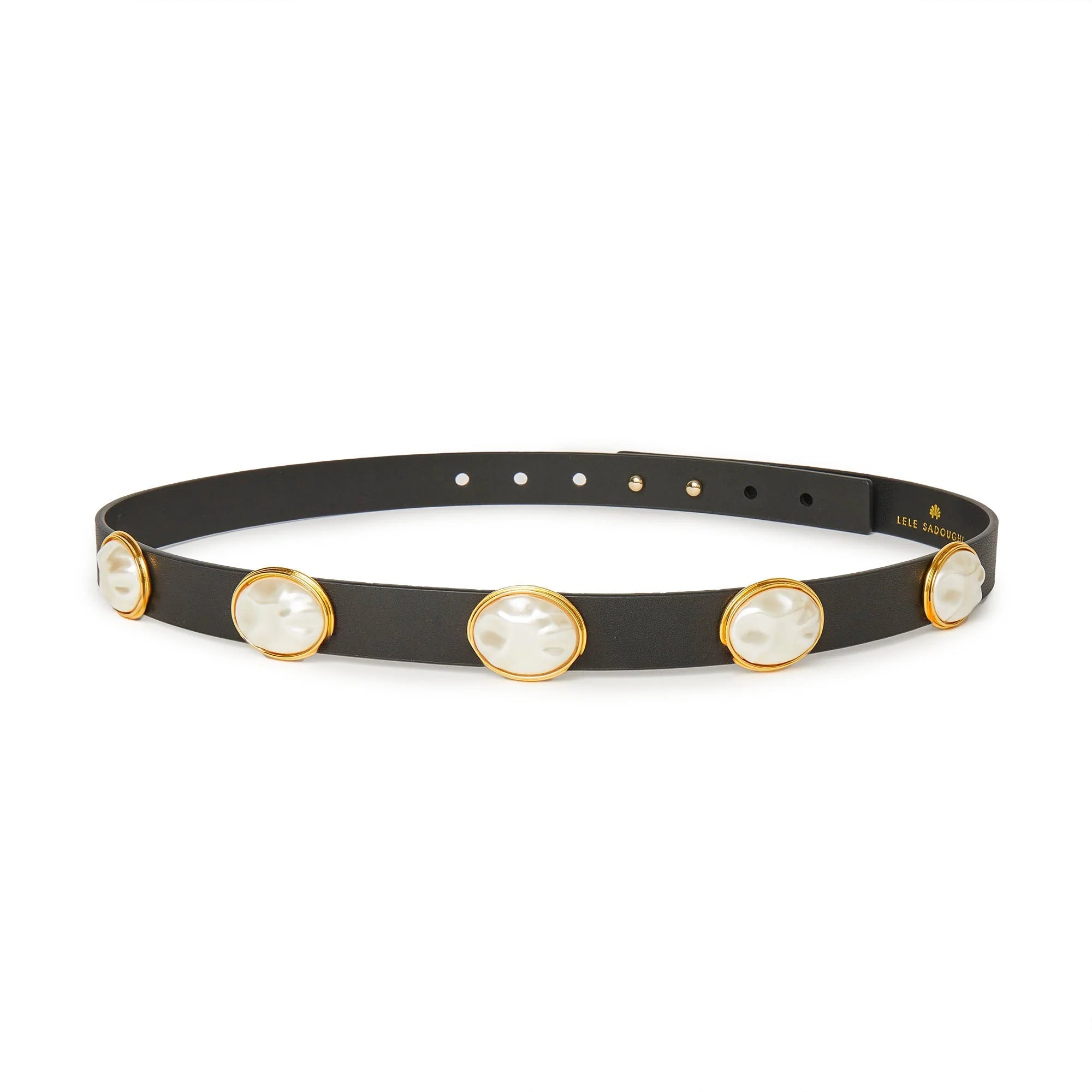 Jet Oval Pearl Station Belt