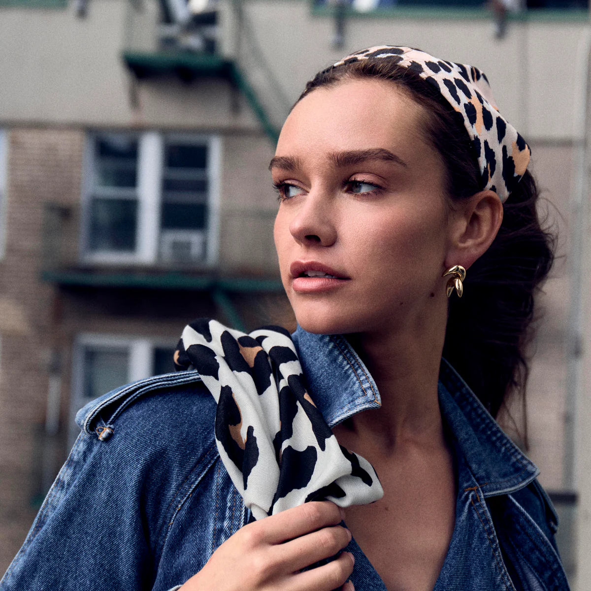 Jackie Silky Handkerchief Headband