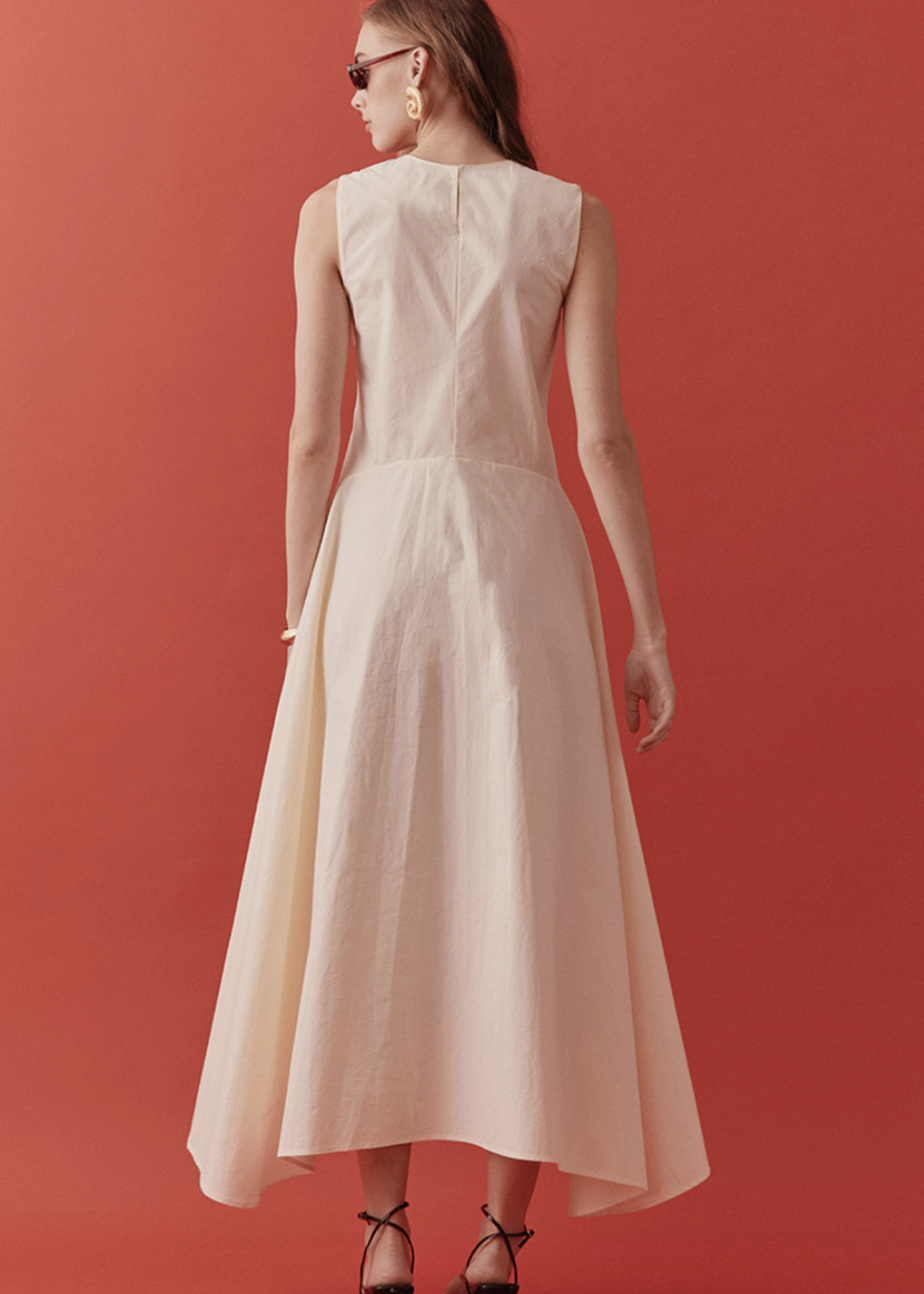 Maude Club Flared Maxi Dress