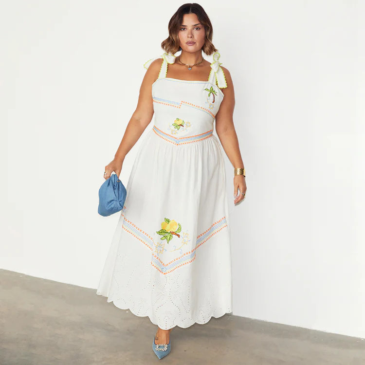 Colorful Midi Dress