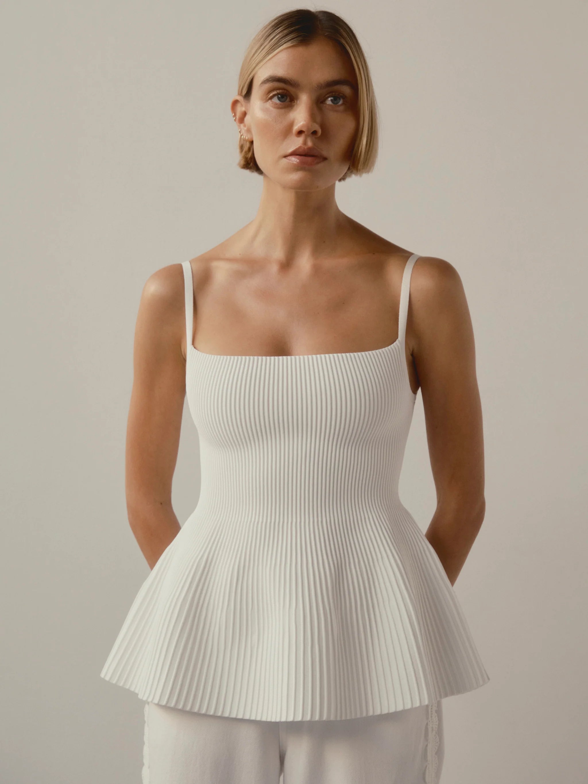 Peplum Tank