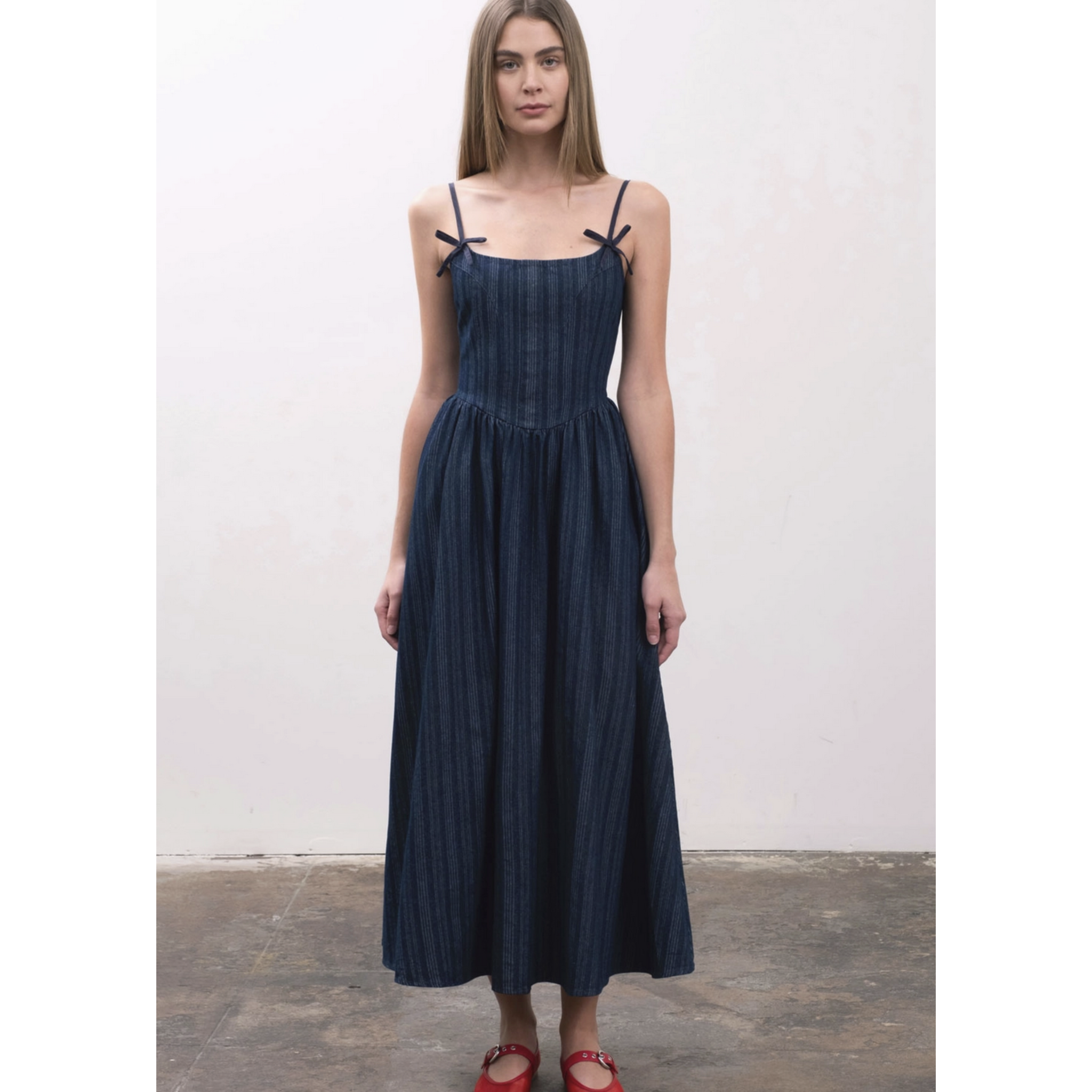 Denim Midi Dress
