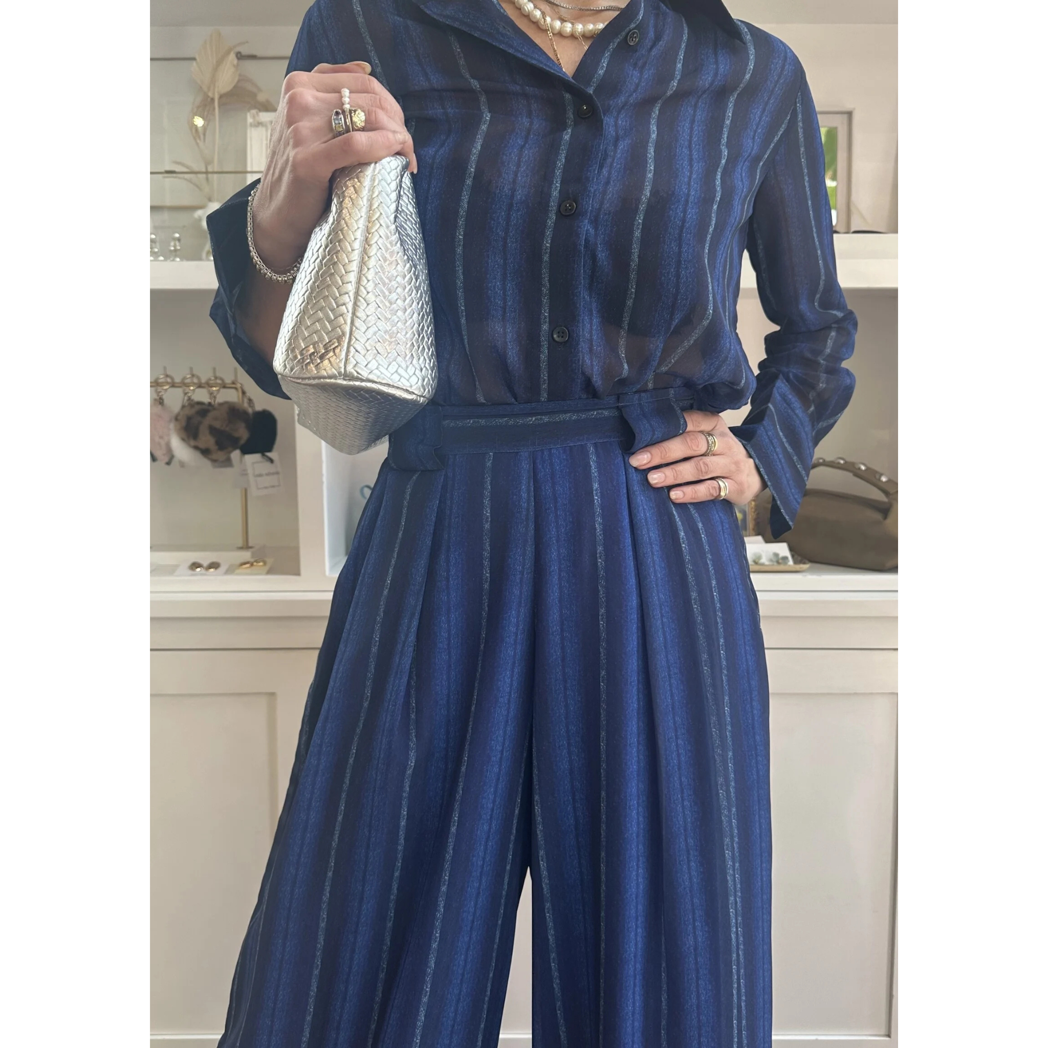 Odette Striped Trouser