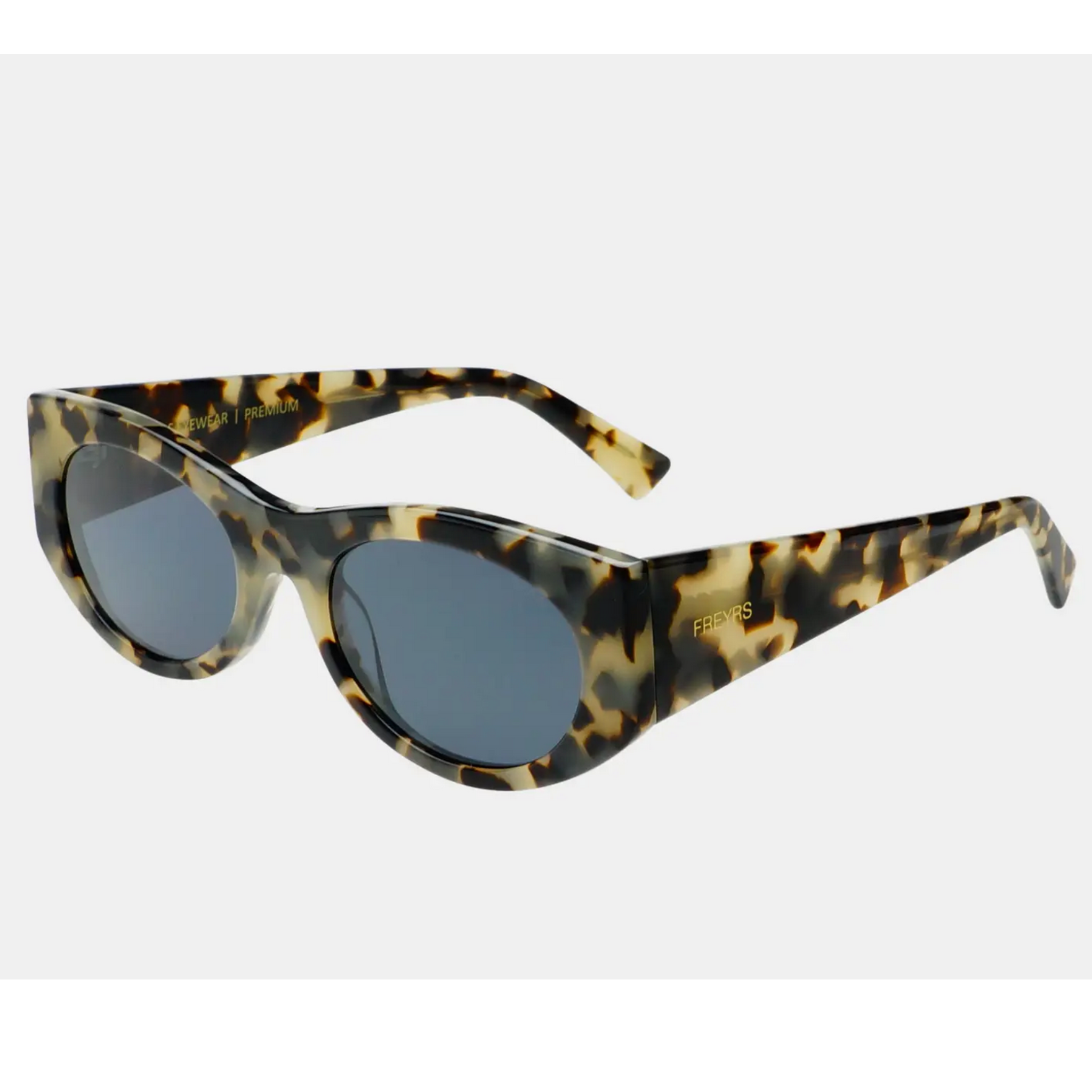 Layla Acetate Oval Sunglasses